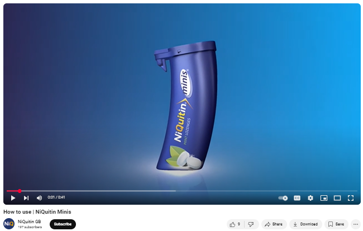 How to use NiQuitin minis